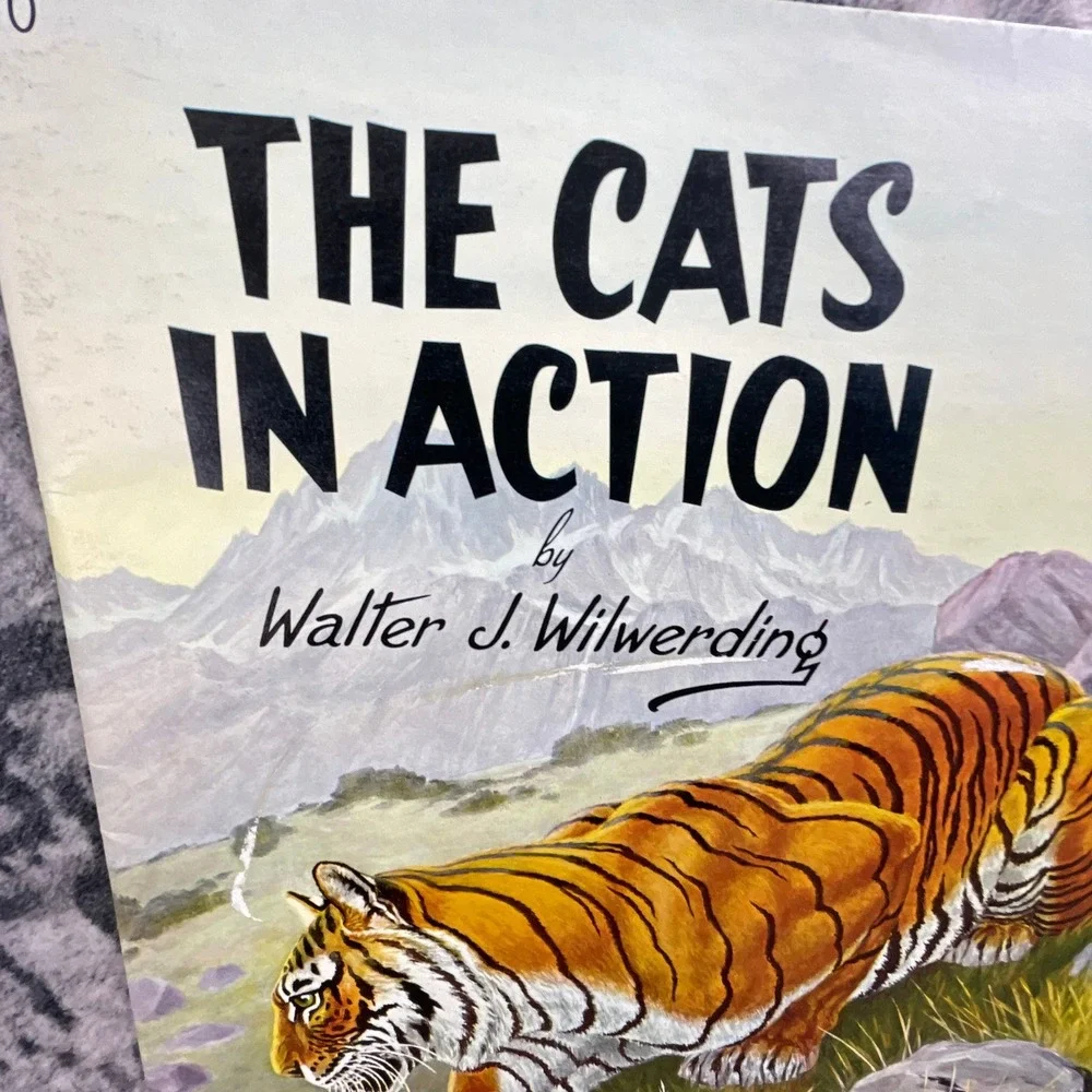 The Cats in Action Walter T Foster Art Book Walter‎ Wilwerding Tiger Leopard